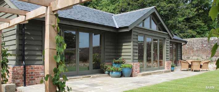 Barn design swimming pool building Christopher Hunt Maidenhead Berkshire